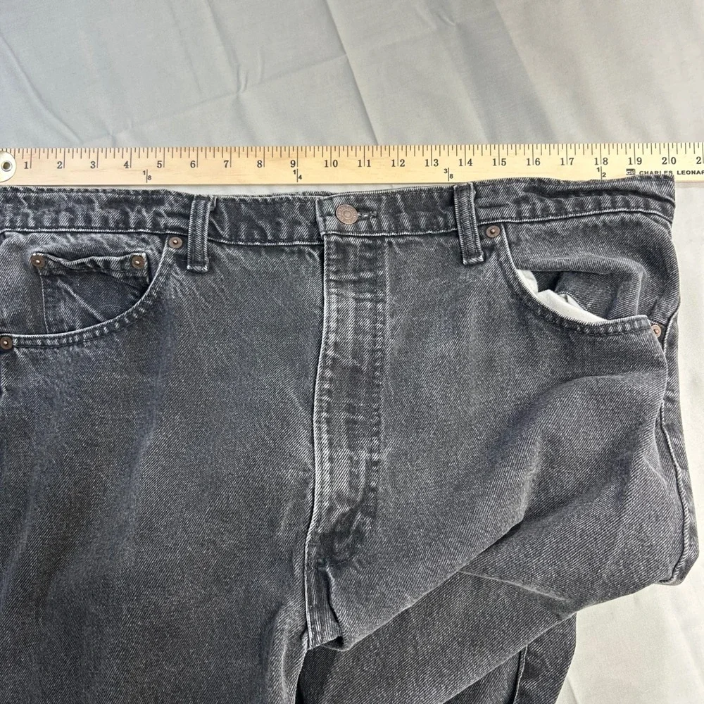 Vintage Levi's‎ Jeans 505 Mens 40x32 Black Cotton 80's Aesthetic Made in Canada